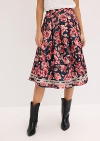 bonprix Mujer, Falda, azul, 46
