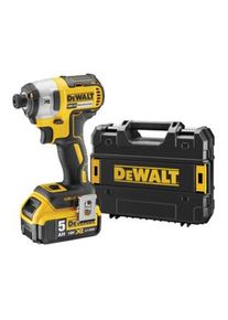 Dewalt Avvitatore a percussione a batteria 1/4 18 V/5,0 Ah DCF887P2-QW