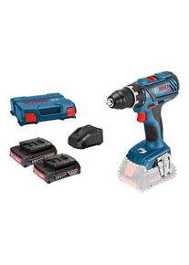 Bosch Trapano avvitatore a batteria GSR 18V-28, 2 x batterie GBA da 18 V, caricabatterie AL 1820 CV