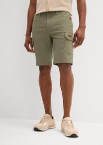 bonprix Bermudas elásticas con corte ajustado, verde, 58