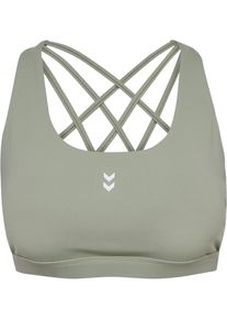 Hummel Sporttop 'Hiit Impact' Damen grün Größe L Logoprint