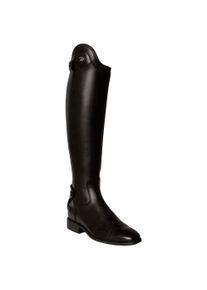 Dyon Riding Boots Slim, Leather Riding Boots, Women, Men, Black