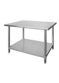 Mesa de trabajo Hendi con base de acero inoxidable 1400x600x850mm