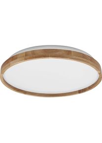 Osram, Wandleuchte + Deckenleuchte, LED-Deckenleuchte mit Holzring, Dimmbar, 36 W, 3.000 K, EEK: D, IP20, warmweiss