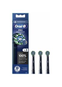Oral-B, Zahnbürstenkopf, Pro Cross Action Black Zahnbürsten - 3er-Pack (3 x)