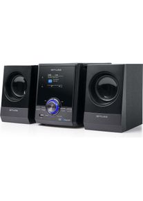 MUSE M-50 DBT (Bluetooth, WLAN, CD Player, 2x 15 W), Stereoanlage, Schwarz