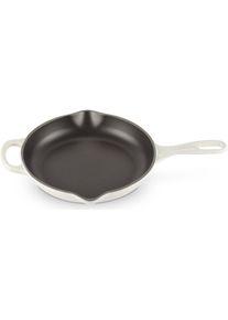 Le Creuset Gusseisen Brat- & Servierpfanne 23 cm, Pfanne + Kochtopf, Beige