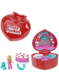 Polly Pocket Mattel 80th Anniversary Ruby Red Ring Box