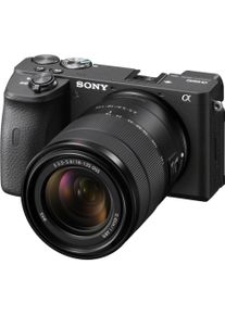 Sony Alpha 6600 (18 - 135 mm, 24.20 Mpx, APS-C / DX), Kamera, Schwarz