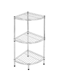 Soler Hispania, Regal, Eckregal Confortime 3 Ebenen Verchromt (35 x 35 x 70 cm) (35 x 35 x 70 cm)