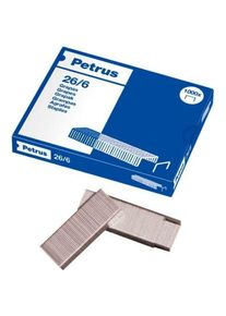 Petrûs Petrus, Büroklammer, Heftklammern 26/6 6 mm (20 Stück) (20 x)