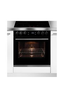 Hanseatic, Induktions Herd-Set &raquo;HBCO7210A1+HI46074CA&laquo; Das Wasser sehr schnell zum Kochen bringen, dank Induktion, schwarz, Neun Leistungsstufen am 