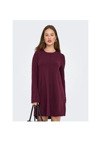 Only , Midikleid »ONLAMALIO LIFE LS ONECK DRESS KNT« Sommerkleid , Winetasting , N-Gr , XL -N-Gr , XL , Kleid in Midilänge von Only