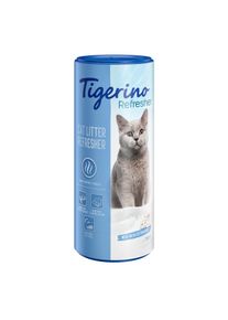 Tigerino Refresher Désodorisant pour litière .- parfum de fleur de coton 700 g