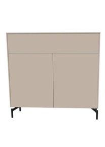 Müllermöbel Aventa Sideboard Müller Möbelwerkstätten Vorzugskombination 3 Mélamine kaschmirgrau / Pied en métal