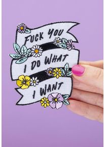 Punky Pins - Fuck You I Do What I Want Iron On - Naszywka