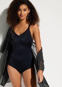 bonprix Femei Costum de baie cu arcuri, negru, 44