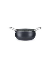 Pensofal casseruola in alluminio antiaderente 2 maniglie 24cm, invictum, pen5513, grigio