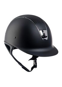 Samshield Riding Helmet Classic Shadowmatt Leather, Chrome Silver, Chrome