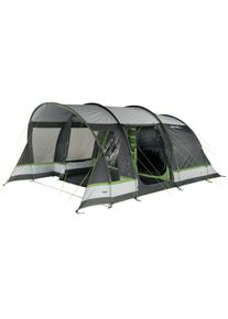 High Peak Garda 4.0 Tunnelzelt Campingzelt Familienzelt 4-Personen 550x280cm grau grün