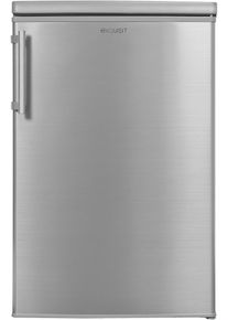 Exquisit KS16-V-H-040E Stand-Kühlschrank 55cm breit 127 LED Beleuchtung inoxlook