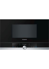 Siemens BF634LGS1 iQ700 Einbau-Mikrowelle 21 Liter 59,4cm breit 900 Watt TFT-Display Edelstahl