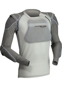 Moose Racing XC1, protectorshirt long sleeve , color: Light Grey/Grey , size: L/XL