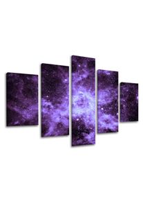 5 r&eacute;szes falfestm&eacute;ny UNIVERSE GA008E50