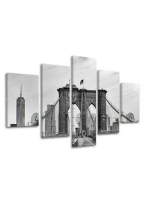 5 részes falfestmény CITY / NEW YORK ME114E50