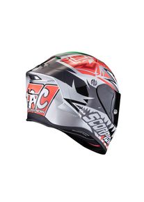 Scorpion EXO-R1 EVO Carbon Air Zaccone Replica (Silber/Schwarz/Rot)