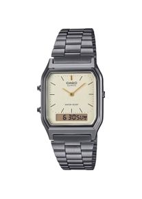 Casio, Armbanduhr, AQ-230GG-9ADF Damenuhr, Grau, (Digitaluhr, Analoguhr, 28 mm)