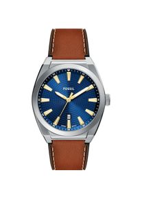 Fossil, Armbanduhr, EVERETT Heren Horloge 42 mm - Zilverkleurig, Silber, (42 mm)