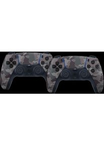 Sony PlayStation 5 DualSense Controller Grey Camo Duo Pack (PS5), Gaming Controller, Grau