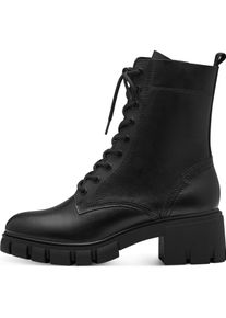 Tamaris, Damen, Boots + Stiefel, Stiefelette, Schwarz, (39)
