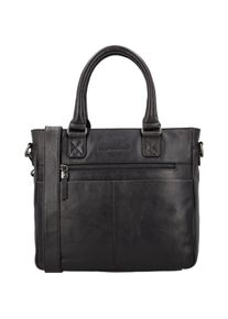 Micmacbags, Handtasche, Hide & Stitches Porto Handtasche - Schwarz - 100% Leder, Schwarz