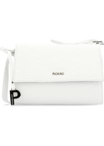 Picard, Handtasche, Auguri Clutch Tasche Leder 19 cm, Weiss