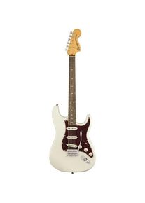 Fender Classic Vibe 70s Stratocaster Olympic White (E-Gitarre, Aluminium, Polyurethan, Pappel, Bone, Polyester, Ahorn, Nato, Nickel), Gitarre, Weiss