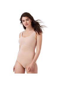 Spanx, Damen, Bodys, Thin Inincts 2,0 - Tank Slip Bodysuit - Grösse M - Farbe Champagner Beige, Beige, (M)