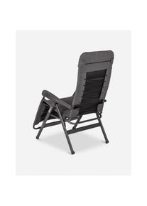 Crespo, Liegestuhl, Relaxstoel Ap-234/76 Tex Supreme - relaxstoelen - inklapbaar - Zwart (81 cm)