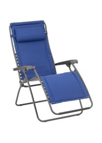 Lafuma, Liegestuhl, gepolsterte Zero-Gravity-Relaxliege Rsx Clip LightComfort Blau Denim (81 cm)