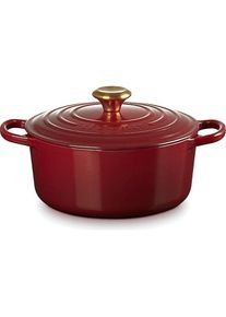 Le Creuset Bräter hoch SIGNATURE Rhone, Pfanne + Kochtopf, Rot