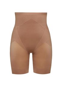 Spanx, Damen, Bodys, Shapewear Hose "Thinstincts 2.0 High- Waisted Mid- Thigh", Beige, (S, 36 D)