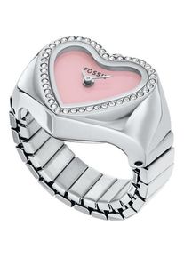 Fossil, Armbanduhr, ES5408 Dames Horloge 18mm - Zilverkleurig, Silber, (18 mm)