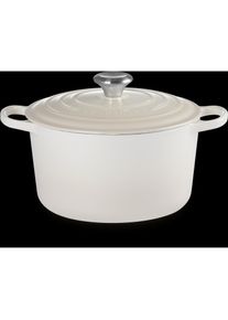 Le Creuset Bräter hoch SIGNATURE Meringue, Pfanne + Kochtopf, Beige