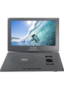 Salora DVP1400 (Tragbarer DVD-Player), Bluray Player + DVD Player, Grau, Weiss