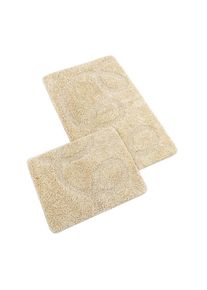 Bellatex Fürdőszoba szőnyeg szett kivágás nélkül BANYSILVER bézs, 60 x 100, 60 x 50 cm, bézs