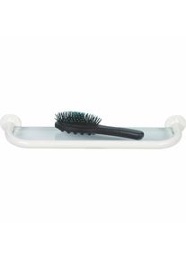 aqua-line AQUALINE 8001 polc üveggel 40 cm, fehér