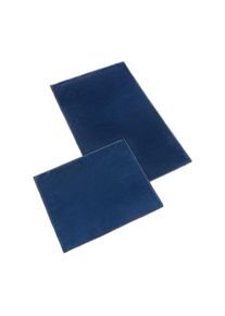 Bellatex Fürdőszoba szőnyeg szett, kivágás nélkül BANYGOLD sötétkék, 60 x 100, 60 x 50 cm, sötétkék