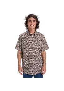 Quiksilver, Herren, Kurzarmhemd &raquo;Apero Classic&laquo;, Chocolate Brown Mini Desert Ch, US-Gr&ouml;&szlig;en, XL -US-Gr&ouml;&szlig;en, Chocolate Brown Mini Desert Ch, Stoff: 