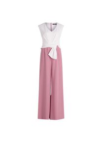 Vera Mont , Jumpsuit »Jumpsuit mit weitem Bein« , Patch Rosé/White , EURO , 38 -EURO , 38 , Passform: Ausgestellt